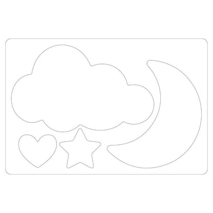 TROQUEL BIGZ L LUNA Y NUBE DE SIZZIX