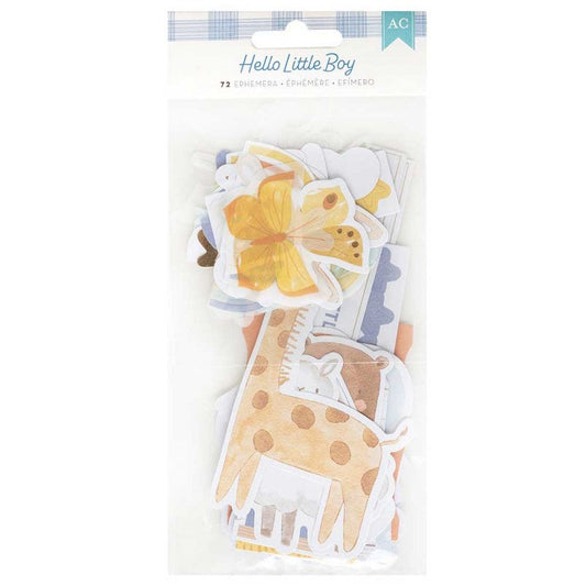 DIE CUTS HELLO LITTLE BOY (72 PIEZAS)