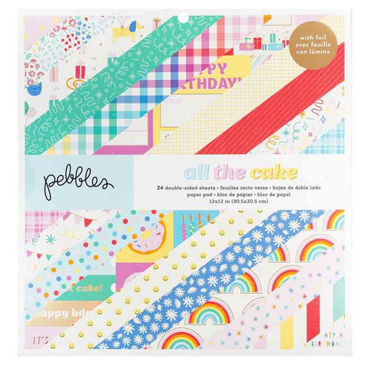 SET DE PAPELES ALL THE CAKE 12 X 12 (24 HOJAS)