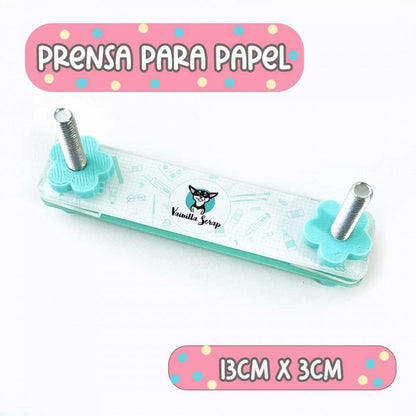 MINI PRENSA PARA PAPEL MENTA (13cm x 3cm)
