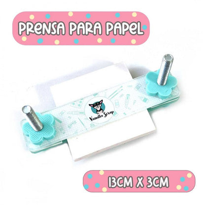 MINI PRENSA PARA PAPEL MENTA (13cm x 3cm)