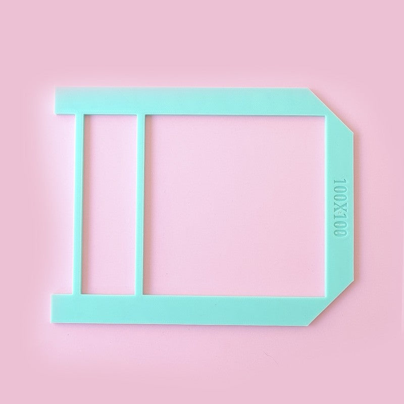 REGLA MENTA GUIA PARA CALENDARIO 10 X 10 CM