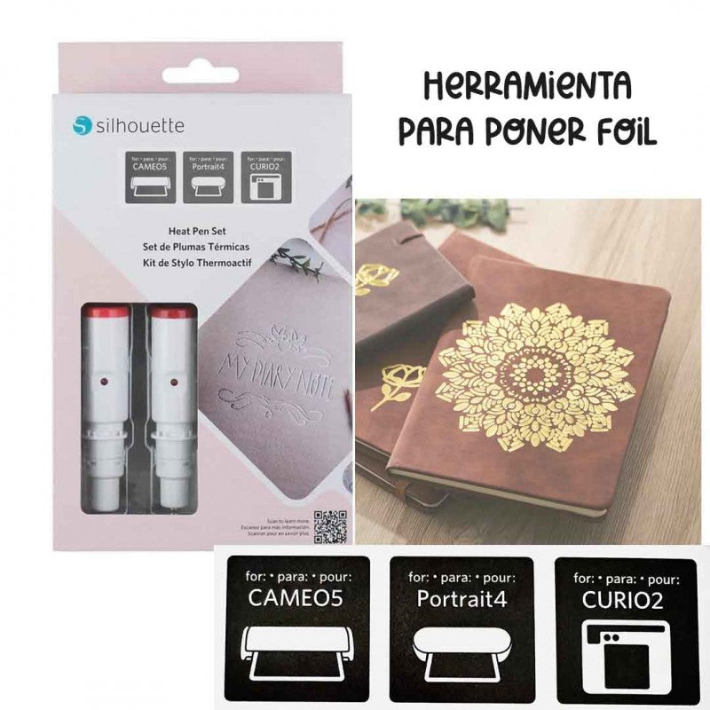 SET DE LAPIZ PARA ESTAMPAR FOIL SILHOUETTE CAMEO 5