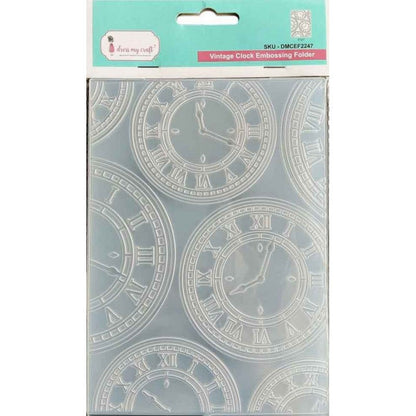 FOLDER DE EMBOSSING RELOJ (1PC)