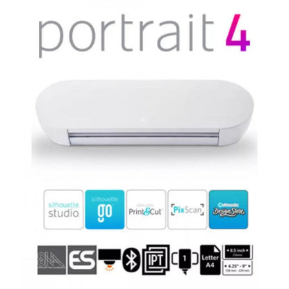 PLOTTER PORTRAIT 4 SILHOUETTE BLANCA