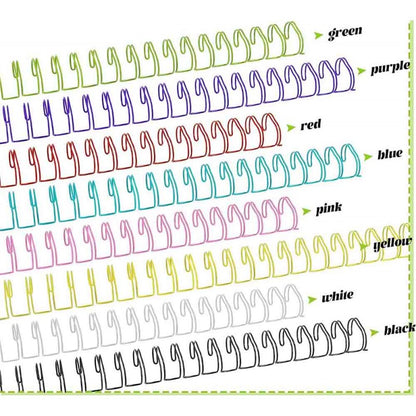 ANILLO METALICO DE COLORES PARA ARGOLLAR 5/8 INCH (8 PCS)