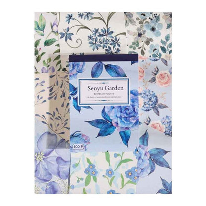 BLOCK SANYU GARDEN AZUL 10 X 14 CM (100 HOJAS)