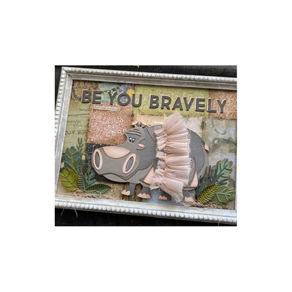 TROQUEL THINLITS HIPOPOTAMO BERNICE DE SIZZIX