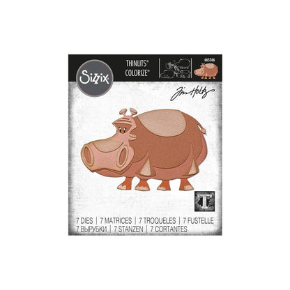 TROQUEL THINLITS HIPOPOTAMO BERNICE DE SIZZIX