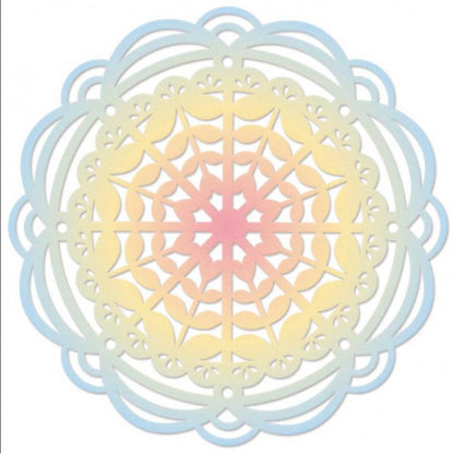 TROQUEL THINLITS CORAZON MANDALA DE SIZZIX