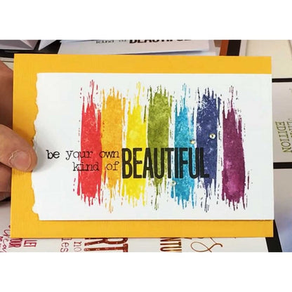 SELLO FRASES EN INGLES BUENAS VIBRAS DE SIZZIX