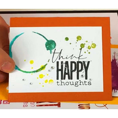 SELLO FRASES EN INGLES BUENAS VIBRAS DE SIZZIX