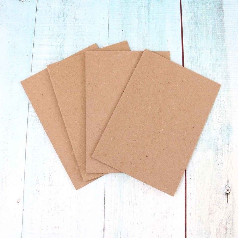 CARTON CHIPBOARD 1MM A4 29.7cm x 21cm (4 laminas)