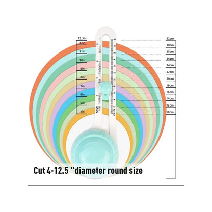CORTADOR DE CIRCULOS ROTATORIO ROSA