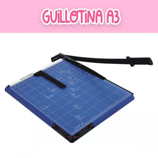 GUILLOTINA PARA PAPEL A3 AZUL (37 cm x 44 cm)