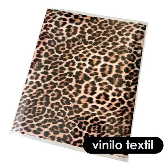 VINILO TEXTIL ANIMAL PRINT JAGUAR 25cm X 30,5cm (1 PC)