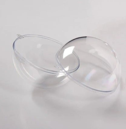 ESFERA TRANSPARENTE PARA DECORAR 10CM DE DIAMETRO