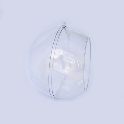 ESFERA VENTANA TRANSPARENTE PARA DECORAR 10CM DE DIAMETRO