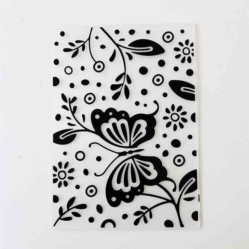 FOLDER DE EMBOSSING MARIPOSA 12,5cm x 18cm