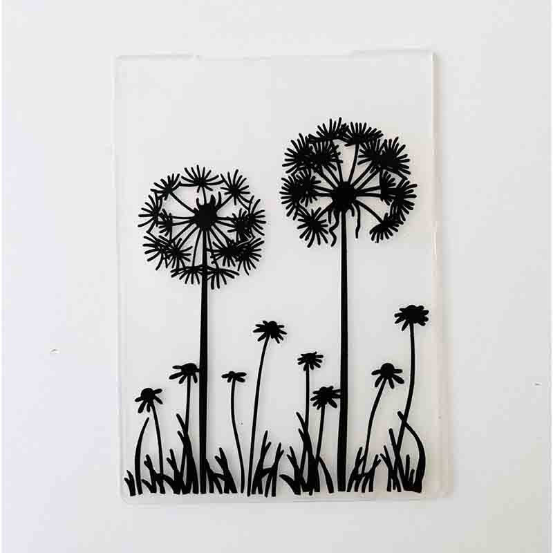 FOLDER DE EMBOSSING DIENTE DE LEON 10,5cm x 14,5cm