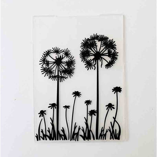 FOLDER DE EMBOSSING DIENTE DE LEON 10,5cm x 14,5cm