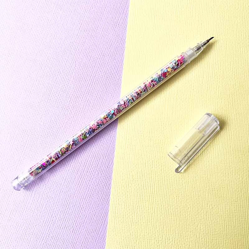 BOLIGRAFO CUTTER ESTRELLITAS DE COLORES