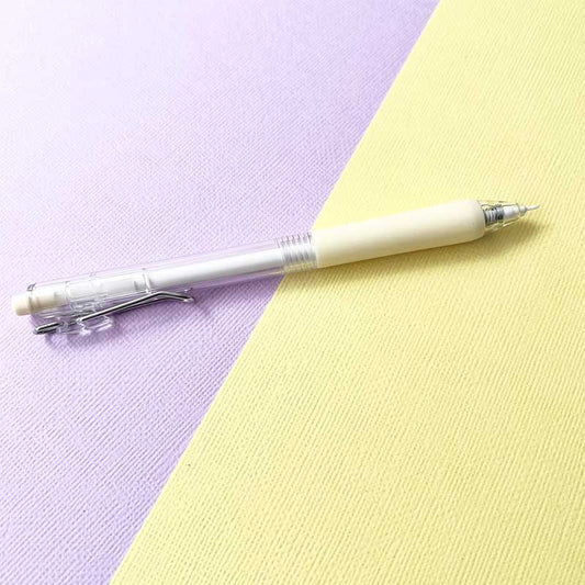 BOLÍGRAFO CUTTER RETRÁCTIL PUNTA DE CERÁMICA CREMA