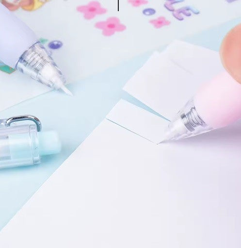 BOLÍGRAFO CUTTER RETRÁCTIL PUNTA DE CERÁMICA BLANCO