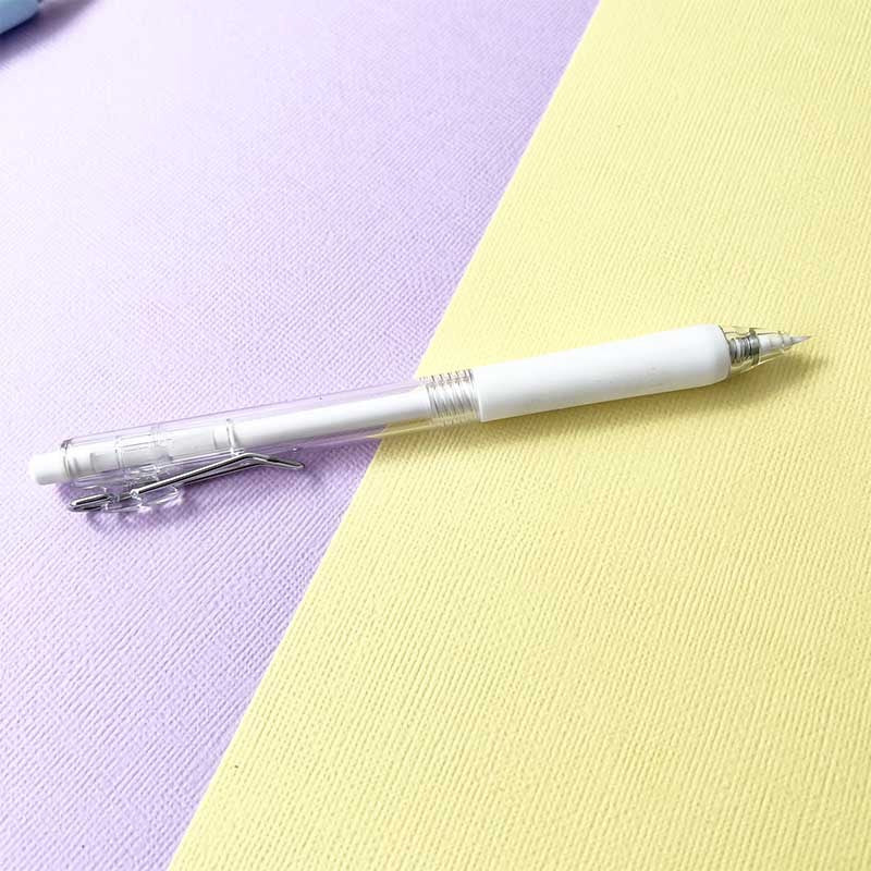 BOLÍGRAFO CUTTER RETRÁCTIL PUNTA DE CERÁMICA BLANCO