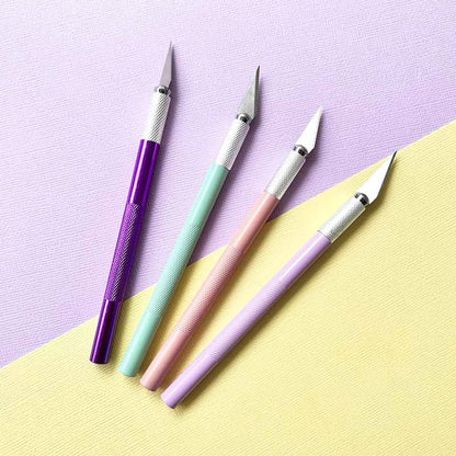 BISTURI EXACTO PUNTA DE LANZA LILA