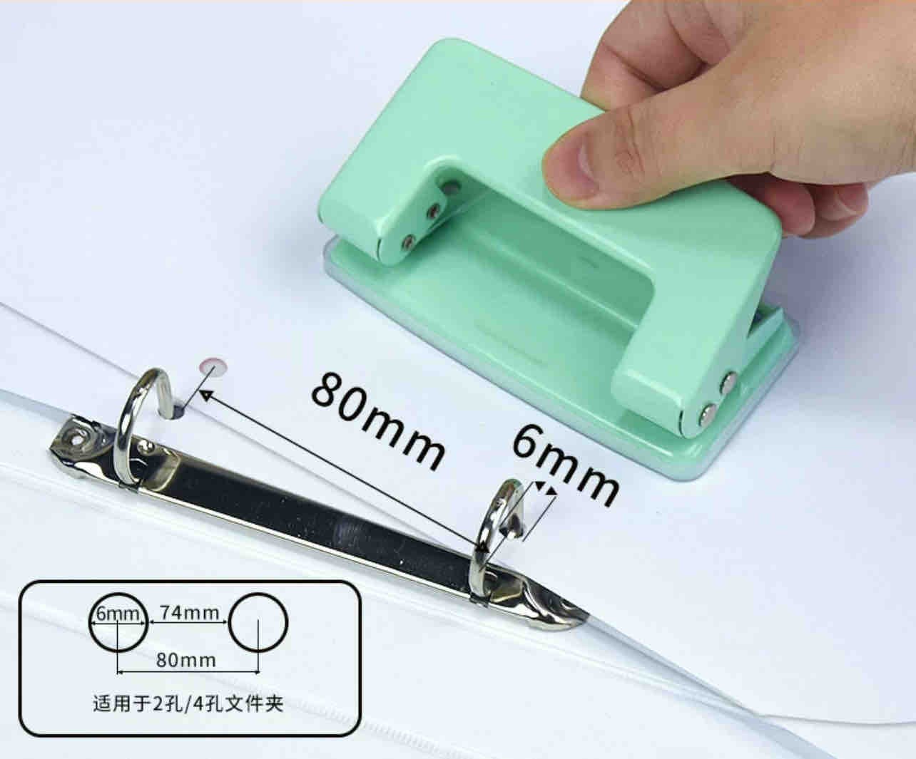 PERFORADORA 2 HUECOS MENTA