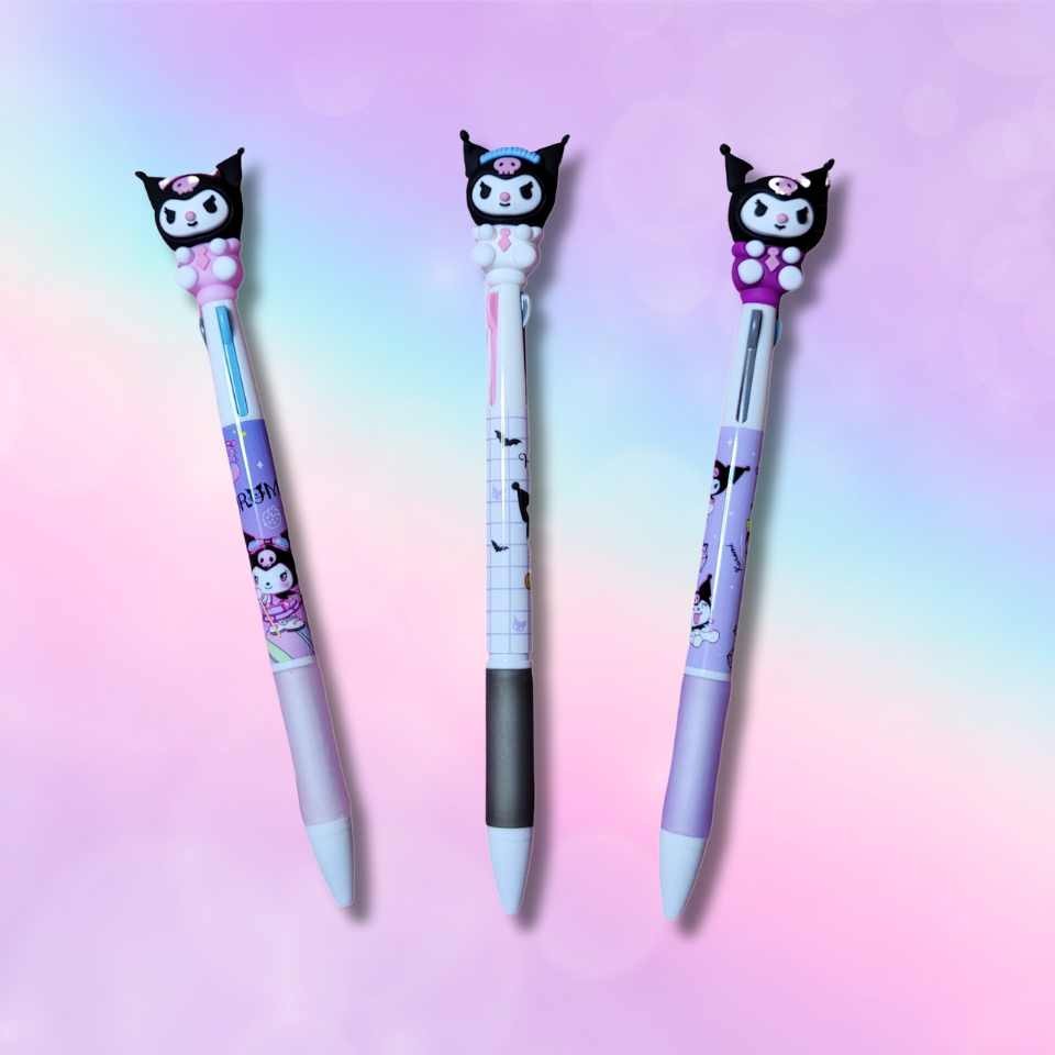 ESFERO 3 MINAS KUROMI ROSA