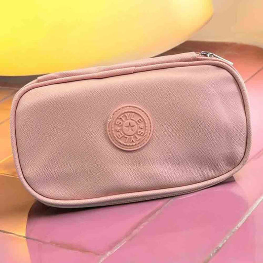 CARTUCHERA GRANDE STYLE COLOR SALMON