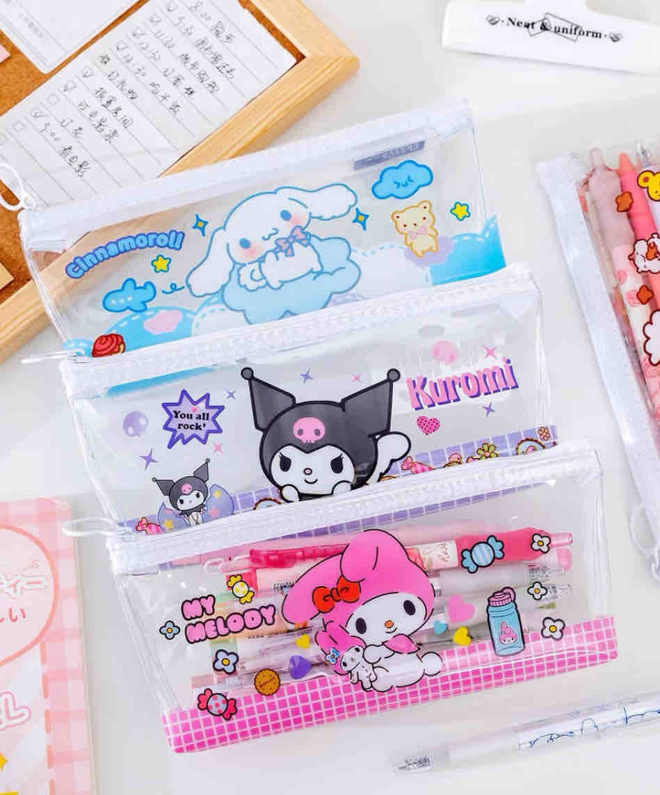 CARTUCHERA PLASTICA CINNAMOROLL AZUL