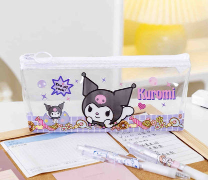 CARTUCHERA PLASTICA KUROMI LILA