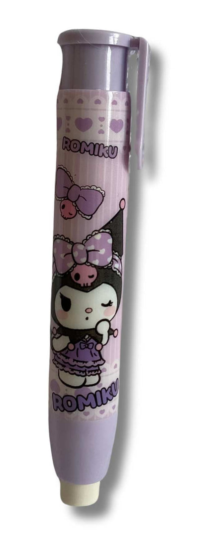 BORRADOR RETRACTIL KUROMI LILA