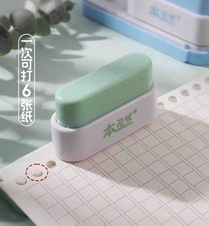 PERFORADORA PARA ANILLADO ESPIRAL BLANCA