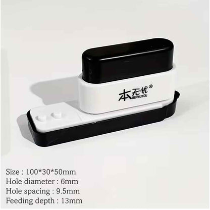 PERFORADORA PARA ANILLADO ESPIRAL NEGRA