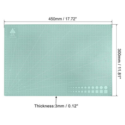 TAPETE DE CORTE MENTA A3 (45cm x 30cm)