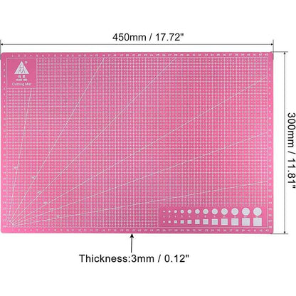 TAPETE DE CORTE ROSA A3 (45cm x 30cm)