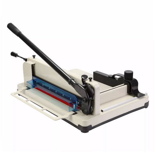 GUILLOTINA SEMI INDUSTRIAL PARA PAPEL A4 (31cm x 31cm) BLANCA