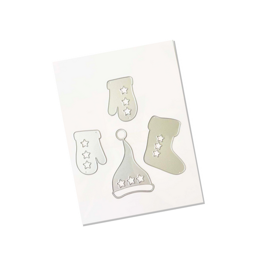 TROQUEL GORRO Y CALCETINES DE NAVIDAD