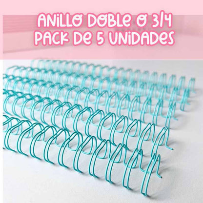 ANILLO METALICO MENTA PARA ARGOLLAR 18MM 3/4 5PCS