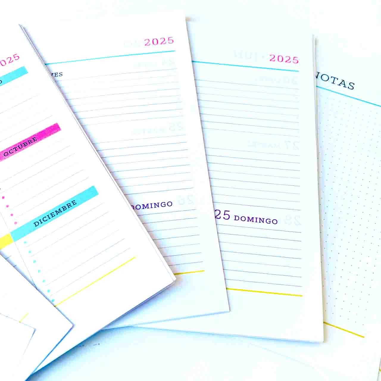 PACK DE HOJAS AGENDA  2025