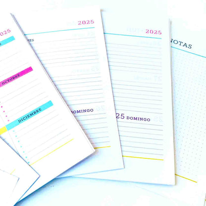 PACK DE HOJAS AGENDA  2025