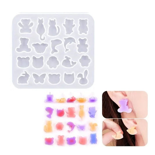 MOLDE DE SILICONA PARA RESINA ANIMALITOS