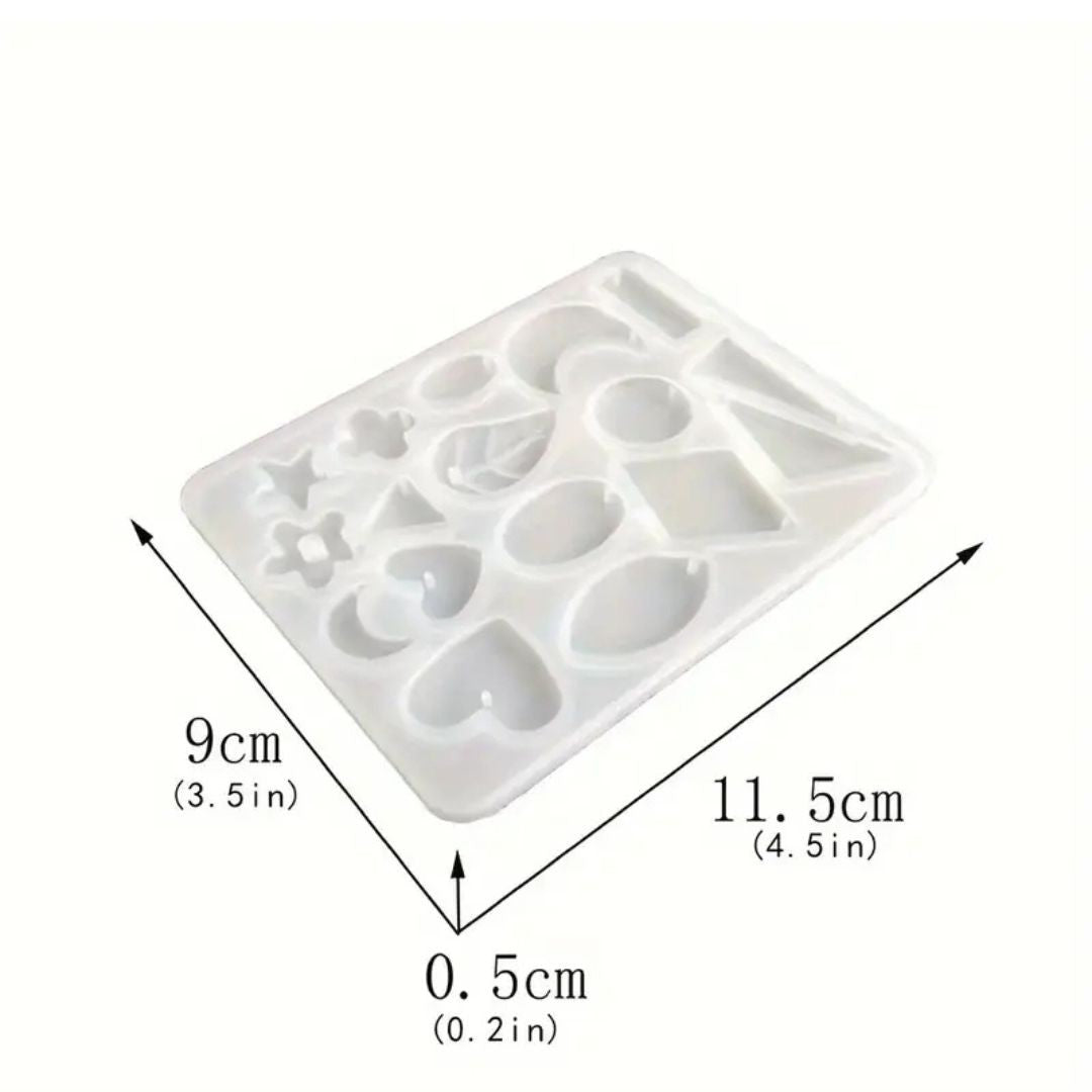 MOLDE DE SILICONA PARA RESINA BISUTERIA