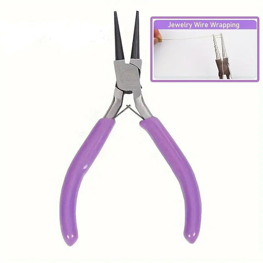 ALICATE PUNTA REDONDA MORADO