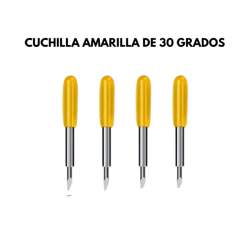 REPUESTO CAMEO CUCHILLA 30 GRADOS AMARILLA (4 pcs)