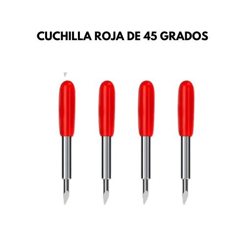 REPUESTO CAMEO CUCHILLA 45 GRADOS ROJA (4 pcs)